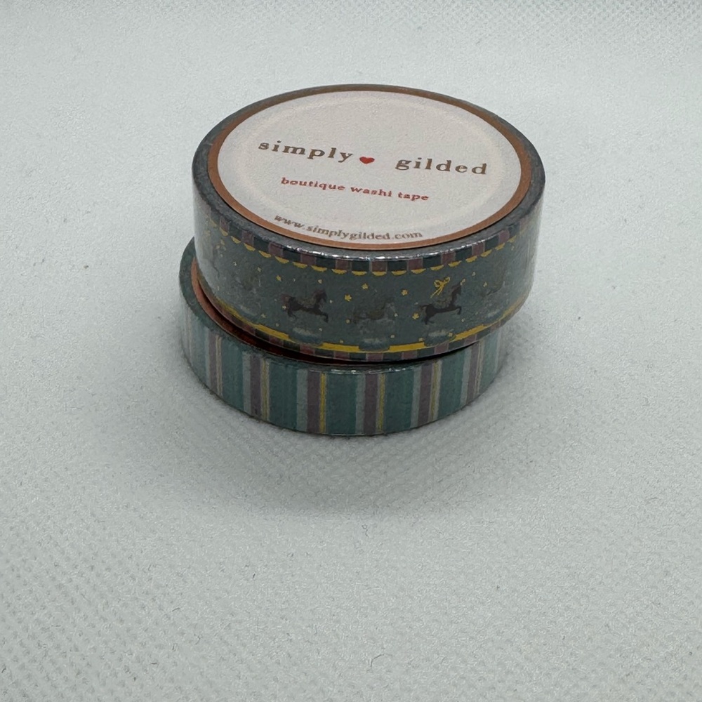 Simply Gilded Carousel Washi Tape Set